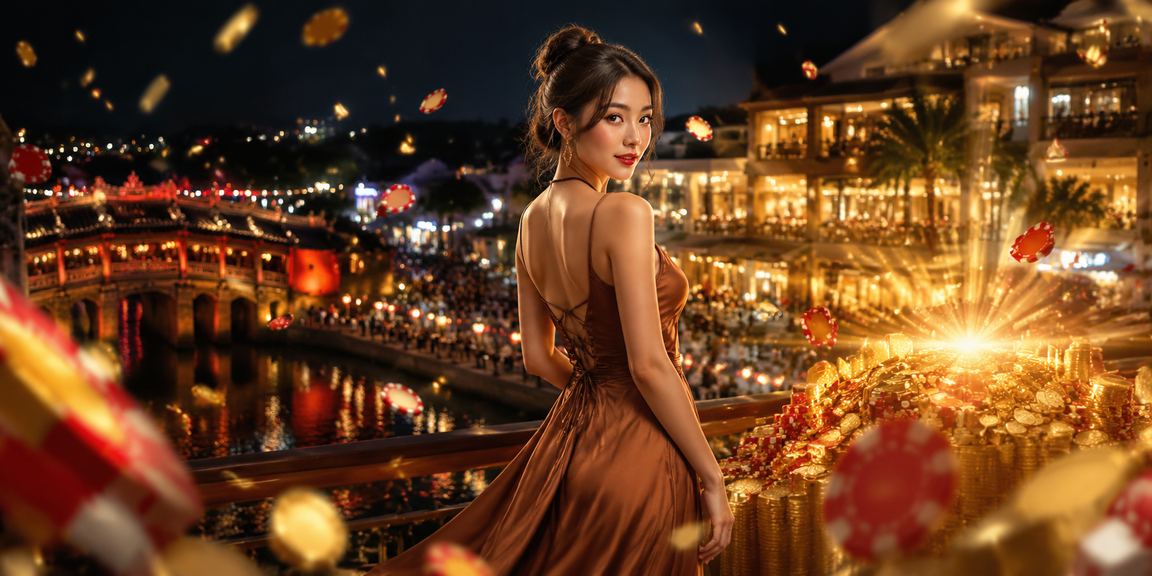Khách du lịch Hội An thư giãn với cà phê và truy cập nền tảng giải trí trực tuyến